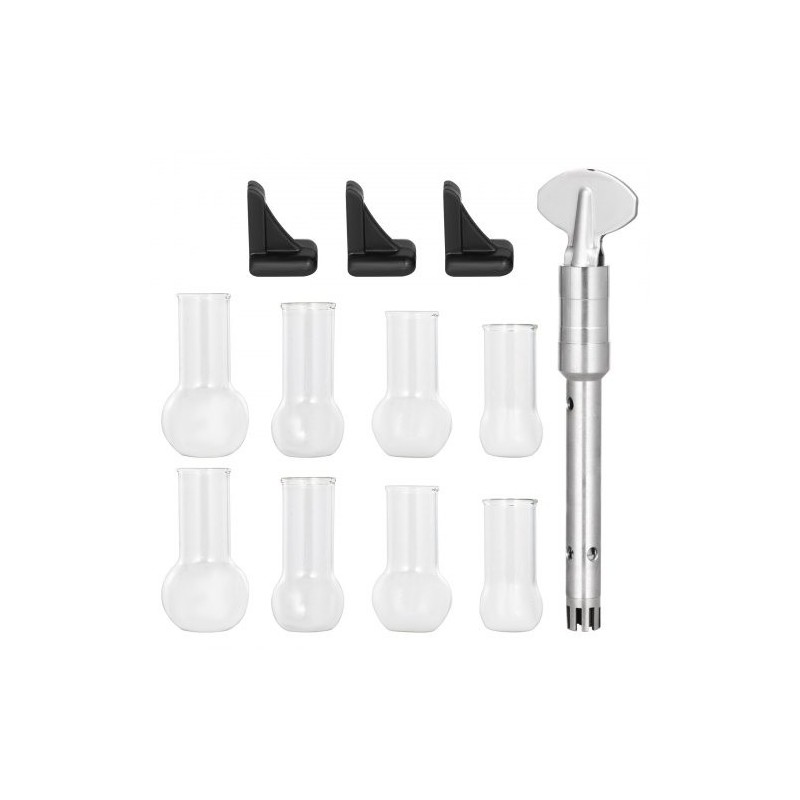 Laboratoriohomogenisaattori 200 wattia digitaalinen näyttö ruostumaton teräs 22000 kierrosta minuutissa kahdeksan lasia