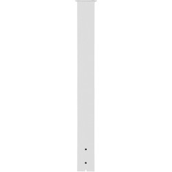 Postilaatikon jalusta Q235 teräs 109 5 cm jauhemaalattu valkoinen ulkokäyttöön