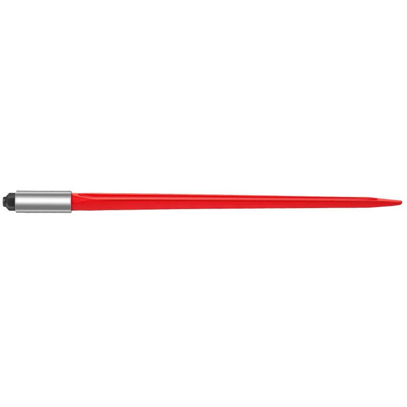 Pyöröpaalinkärki 81 cm jousiteräs 612 kg kantokyky punainen hylsy neliövarsi