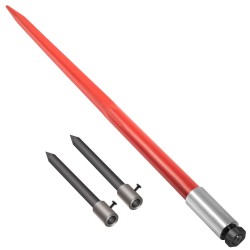 Pyöröpaalipiikki jousiteräs 125 cm neliövarsi 1360 kg kantavuus 2 tukipiikkiä