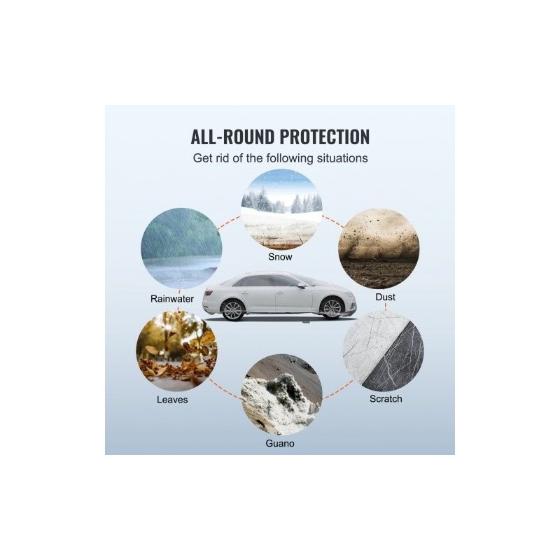 Auton kertakäyttöinen läpinäkyvä suojapeite matalatiheyksinen polyeteenimuovi 3,8 x 6,6 m 10 kpl