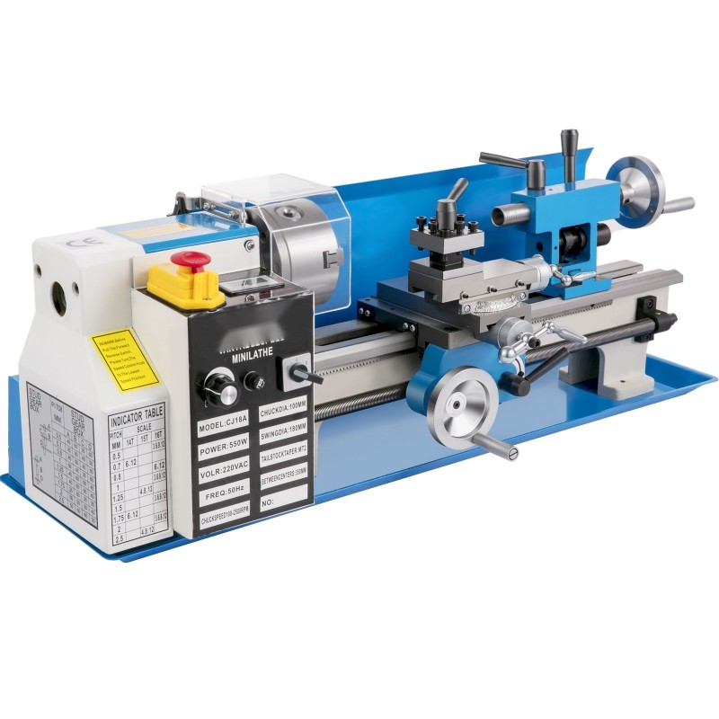Pöytämallinen metallisorvi 180 mm kärkikorkeus 350 mm kärkiväli 550W digitaalinen näyttö