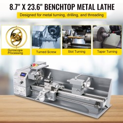 Metallisorvi 750 wattia harjaton moottori 50–3000 kierrosta minuutissa kärkiväli 600 mm