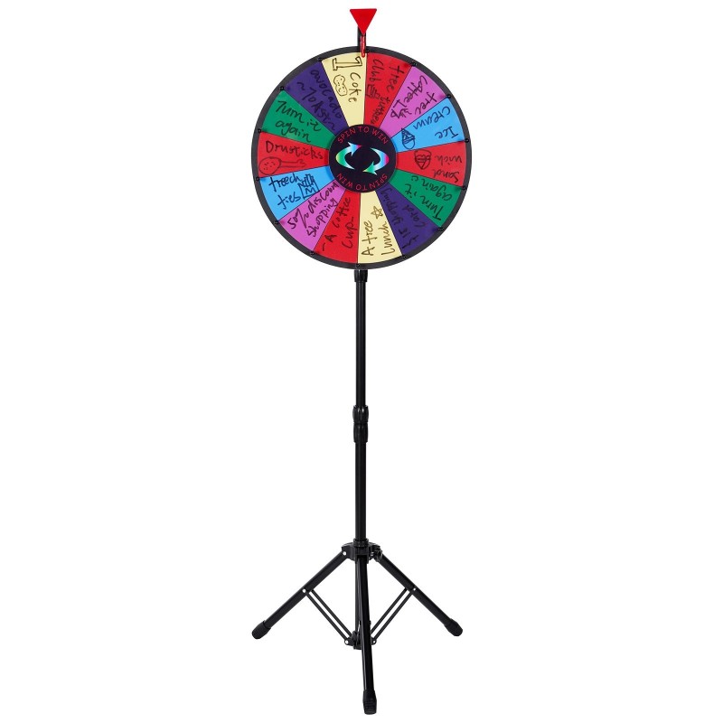 Onnenpyörä 18 tuumaa kolmijalkatelineellä 14 muokattavaa sektoria kuivapyyhittävä pinta