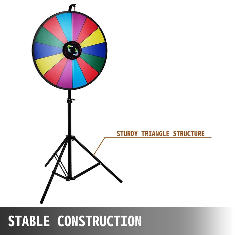 Onnenpyörä 24 tuuman 14 solua kuivapyyhittävä akryylipinta korkeussäädettävä kolmijalkatelineellä