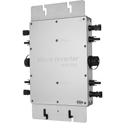 Mikroinvertteri aurinkosähköön 1200W 220V MPPT-teknologia IP65 alumiinirunko