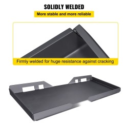 Kiinnityslevy luokan 50 terästä 12 mm pikku kuormaajaan 3 hitsauspuikkoa