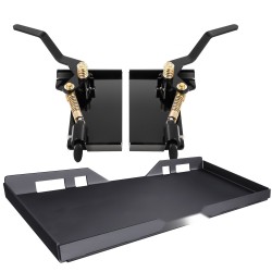 Pikakiinnityslevy etukuormaajiin 50 luokan rakenneteräs 3 8 tuumaa 45 tuuman sisäleveys