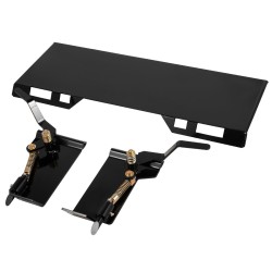 Pikakiinnityslevy etukuormaajiin 50-luokan rakenneteräs 3/8 tuumaa 45 tuuman sisäleveys