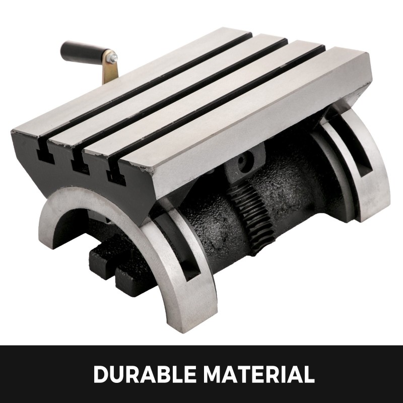 Kallistettava valurautainen jyrsintäpöytä 250x180 mm 3 kpl 12 mm T-uraa 0–40°