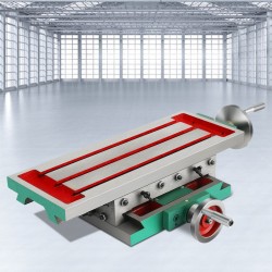 Jyrsinkoneen ristipöytä valurauta 450 x 170 mm 2-akselinen 30 kg