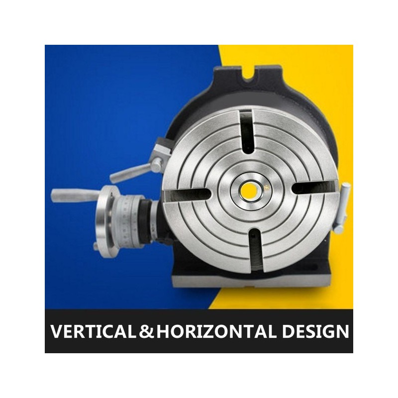 Jako ja kiertopöytä 200 mm HT200 valurauta pysty ja vaakasuuntainen MT3 keskireikä