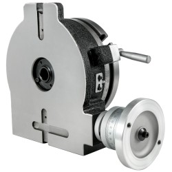 Pyöröpöytä 200 mm HT200 valurauta 3-urainen MT-3 horisontaaliseen ja vertikaaliseen käyttöön