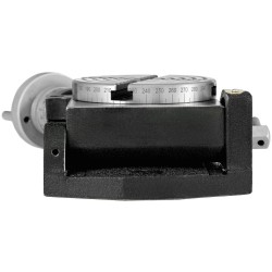 Pyöröpöytä jyrsimelle 100 mm HT200 valurauta 4 urainen pysty ja vaakakäyttöinen