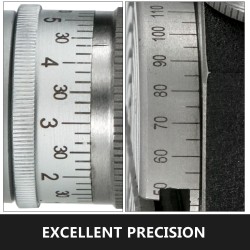 Pyöröpöytä jyrsimelle 100 mm HT200-valurauta 4-urainen pysty- ja vaakakäyttöinen