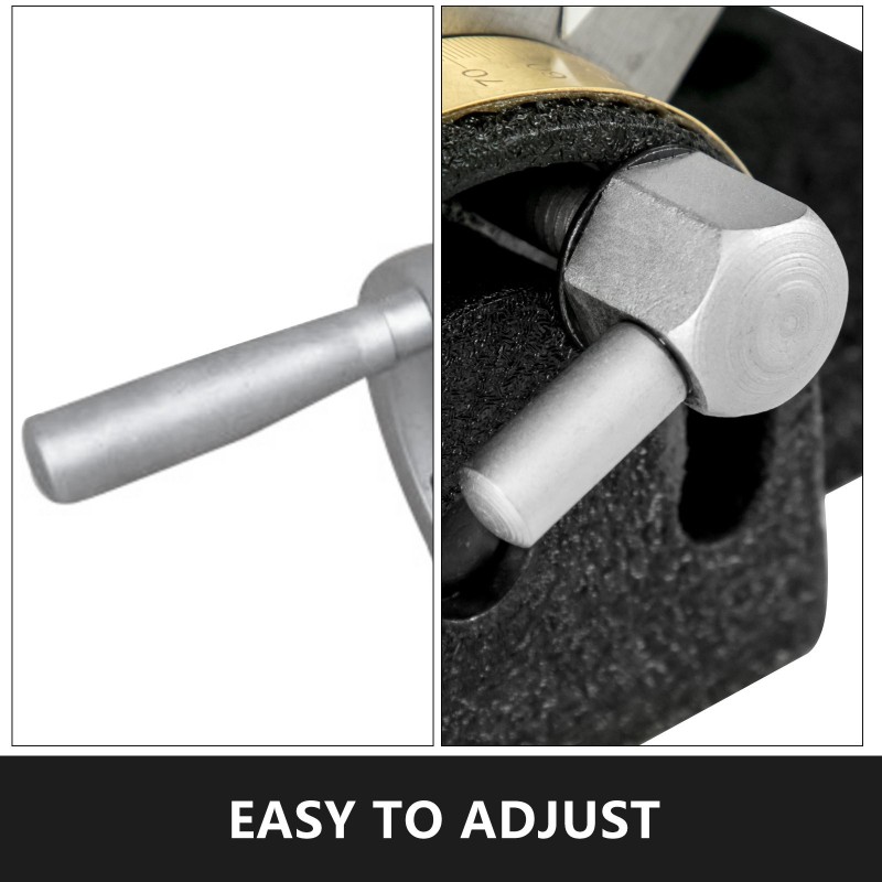 Pyöröpöytä jyrsimelle 100 mm HT200-valurauta 4-urainen pysty- ja vaakakäyttöinen