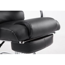 Pacific toimistotuoli jalkatuella ergonominen säädettävä keinonahkainen