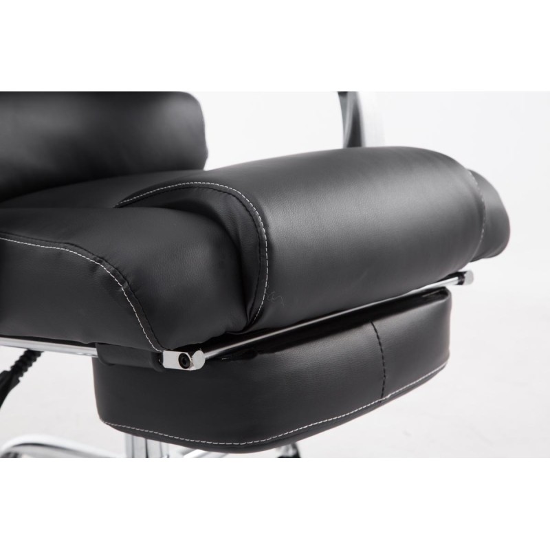 Pacific toimistotuoli jalkatuella ergonominen säädettävä keinonahkainen