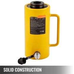 Hydraulinen ontto sylinteritunkki metallinen 30 t nostokyky 100 mm iskunpituus