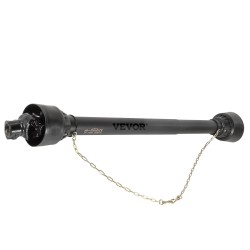 Voimanulosottoakseli T4 sarja karkaistu teräs 1000 1400 mm 6 urainen 1 375 tuuman musta
