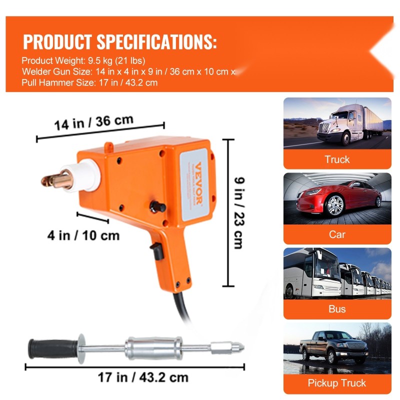 Nastapistehitsauspaketti 800 VA ABS-muovikuori kuparielektrodeilla 2.0 ja 2.5 mm nastoilla