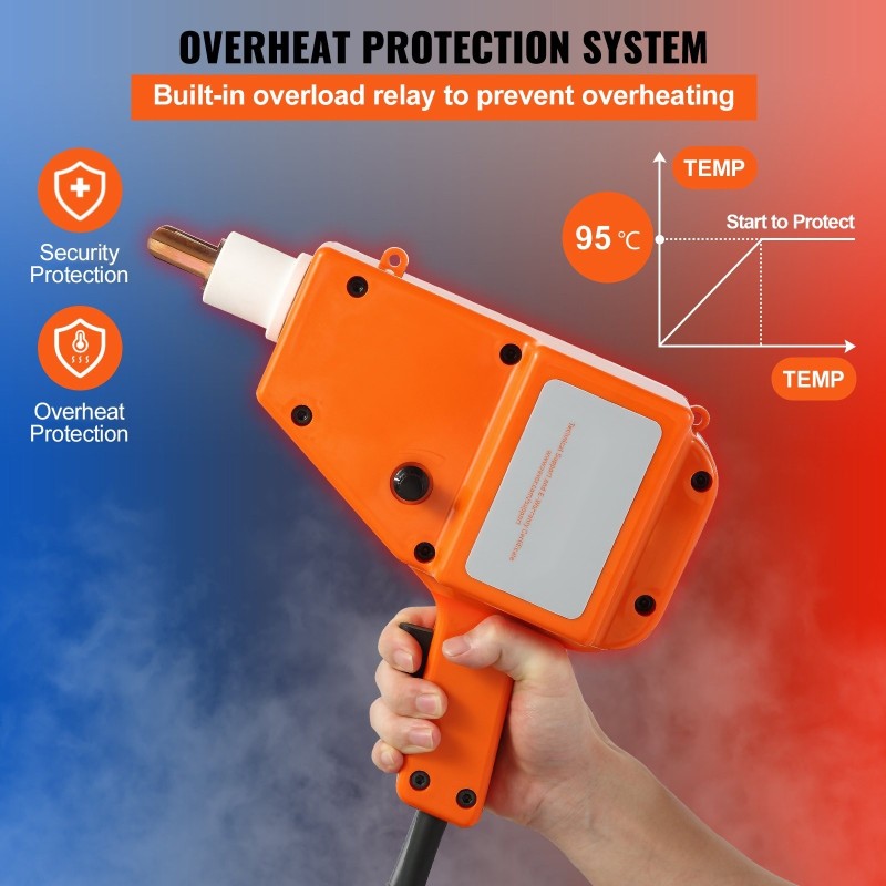 Pistehitsauslaite 800VA 220V korin lommokorjaukseen sarja elektrodein liukuvasaralla kantolaukulla