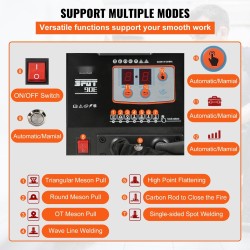 Pistehitsauslaite 220V 3kW vetovasara ja lisävarustesetti autojen lommojen oikaisuun