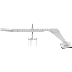 Kolhunvetovipu alumiinirunko 625 mm vipuvarsi yksijalkainen kuuden koukun haka