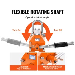 Magneettinostin pysyvä N42-neodyymi teräs 2000 kg turvakerroin 2,5 teräslevyille