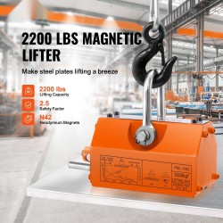 Nostomagneetti 1000 kilogramman kapasiteetti neodyymimagneetit ja teräs turvakerroin 2,5 U-muotoinen pohja