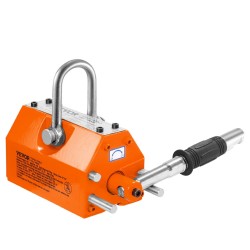 Kiinteä magneettinostin 1500 kg neodyymimagneetti teräsrunkoinen U muotoinen pohja turvallisuuskerroin 2 5 CE