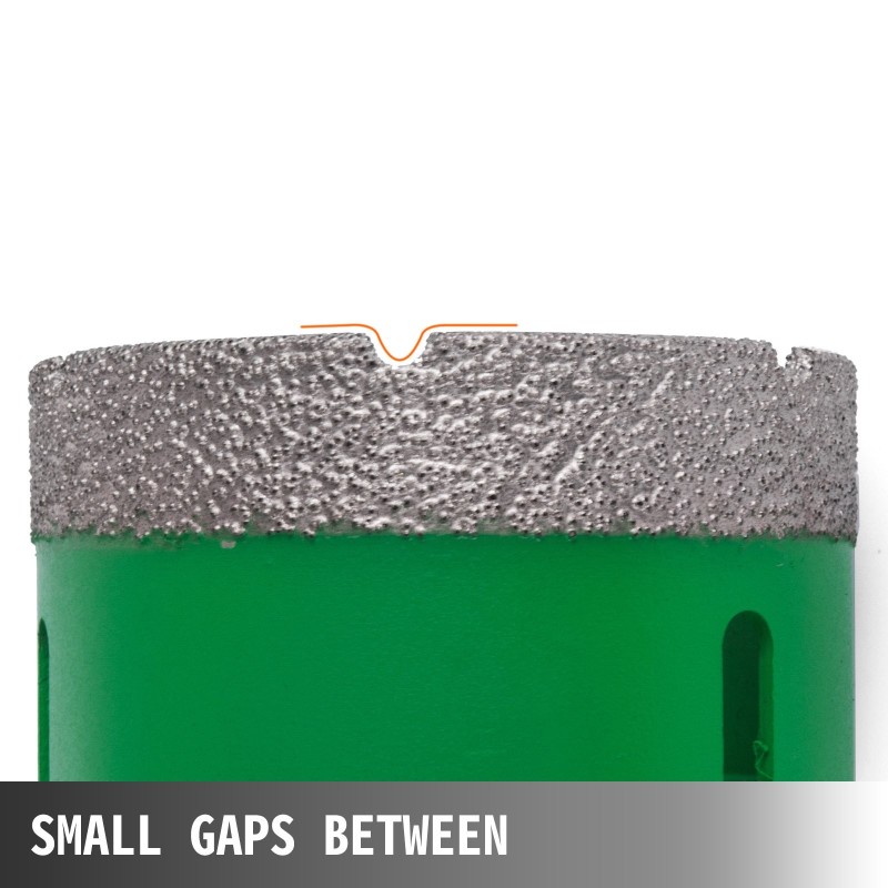 Timanttireikäsahasarja 5-osainen M14 22/35/40/50/65 mm laatoille kuivaporaukseen marmoriin graniittiin lasiin