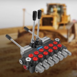 Hydraulinen suuntaventtiili valurautarunko 6-kelainen 40 l/min kaksitoimisille sylintereille