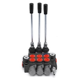 Hydraulinen suuntaventtiili valurautarunkoinen kolmikarainen 40 l min kaksitoiminen traktoreihin