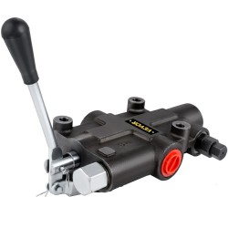 Hydraulinen suuntaventtiili 1-karainen valurautarakenne 21 gpm 3625 PSI säädettävällä ylivuotoventtiilillä