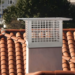 Savupiipun hattu 304 ruostumatonta terästä ulkokäyttöön useisiin hormeihin