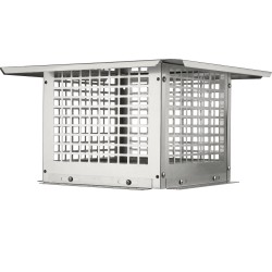 Savupiipun hattu 304 ruostumatonta terästä ulkokäyttöön useisiin hormeihin