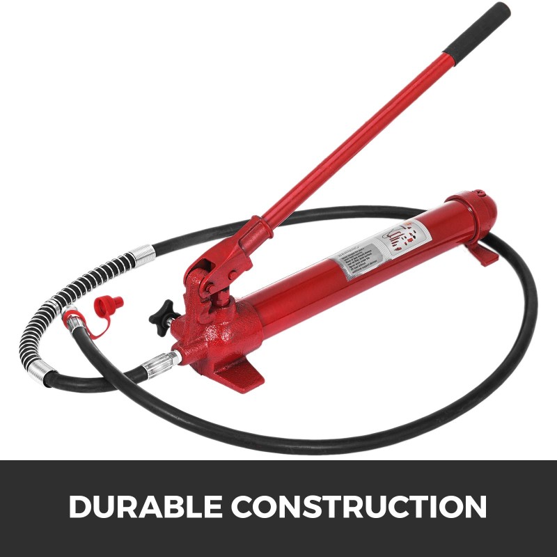 Hydraulitunkkisarja 10 tonnia hiiliteräs ja valurauta 1,4 metrin öljyletku autokorjaukseen