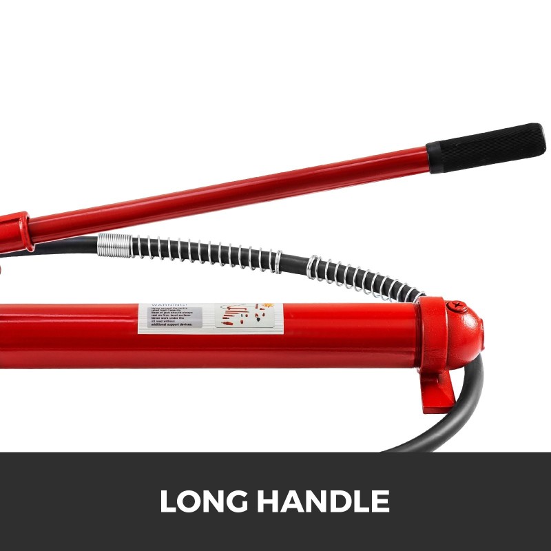 Hydraulitunkkisarja 10 tonnia hiiliteräs ja valurauta 1,4 metrin öljyletku autokorjaukseen