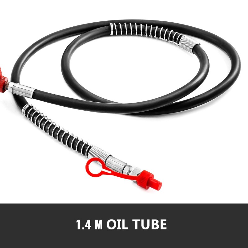 Hydraulitunkkisarja 10 tonnia hiiliteräs ja valurauta 1,4 metrin öljyletku autokorjaukseen