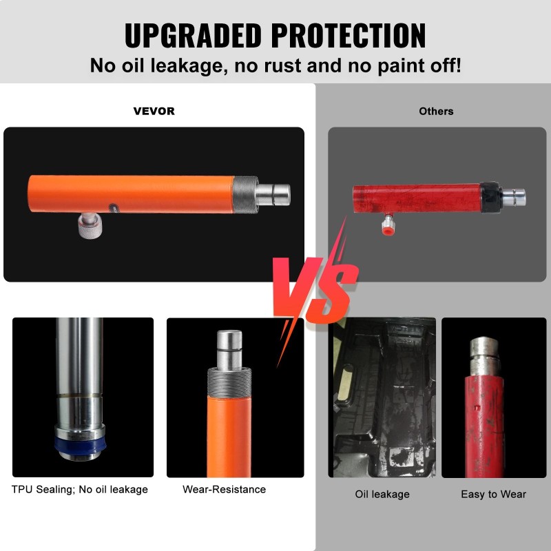 Hydraulinen korjaussarja 4 tonnia rungon oikaisuun 1,2 metrin öljyletku säilytyslaukku