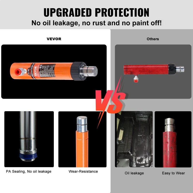 10 tonnin hydraulinen tunkkisarja autokorin oikaisuun 1,4 m öljyletkulla säilytyslaukulla