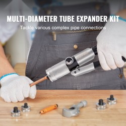 Hydraulinen putkenlaajennin 7 laajennuspäätä 3/8-1-1/8 tuumaa kuparille alumiinille messingille pehmeälle teräkselle