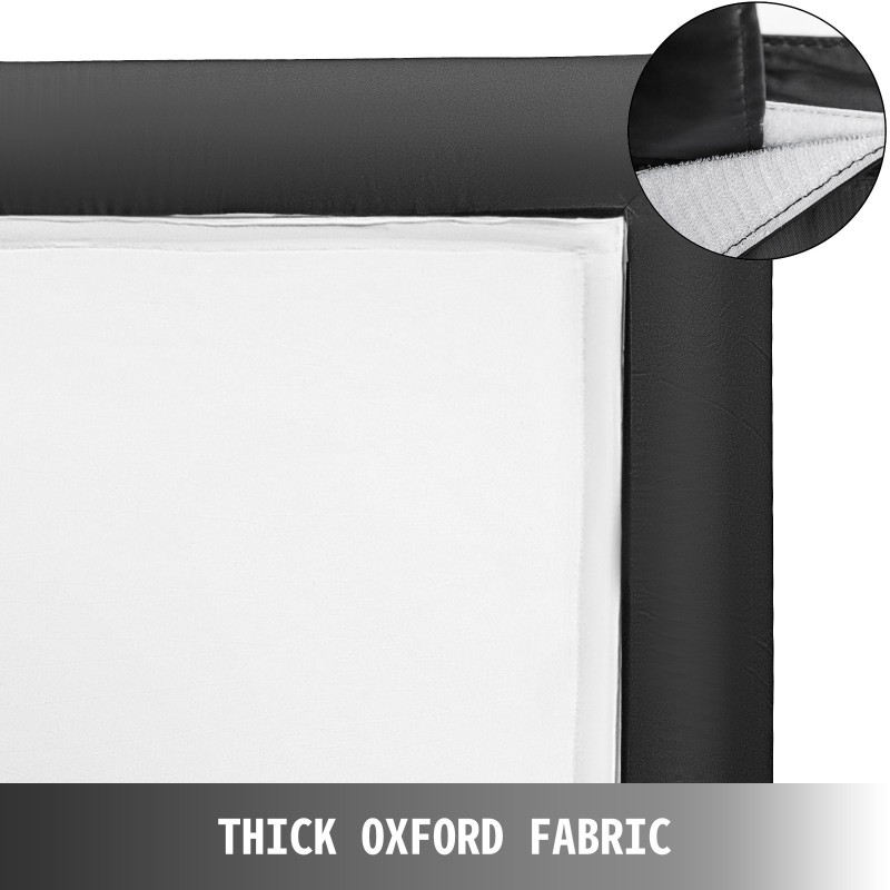 Täytettävä elokuvakangas 5 x 3 m 16:9 210D Oxford-kangas ulko ja sisäkäyttöön