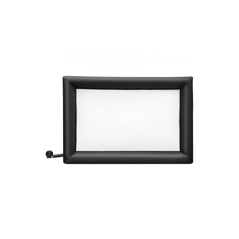 Täytettävä valkokangas ulkokäyttöön 6 m kuvasuhde 16:9 210D oxfordkangas 350W ilmapuhallin