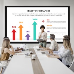 Projektorikangas PVC 130 tuuman 16:9 4K seinäkiinnitteinen alumiiniseosrunko