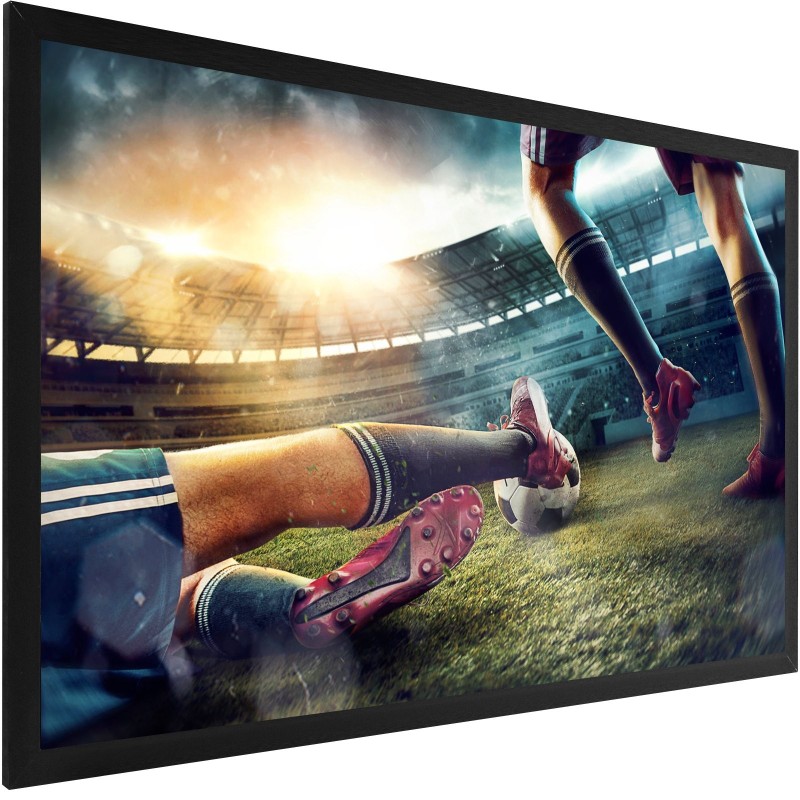 Projektorikangas PVC 130 tuuman 16:9 4K seinäkiinnitteinen alumiiniseosrunko