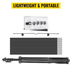 Projektorikangas 70 tuuman 16:9 4K HD polyesteri säädettävä kolmijalkajalusta