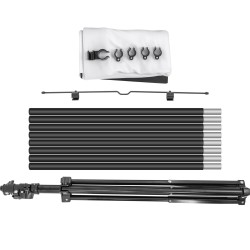 Projektorikangas jalustalla 110 tuumaa 16 9 rypistymätön polyesteri säädettävä alumiininen kolmijalka