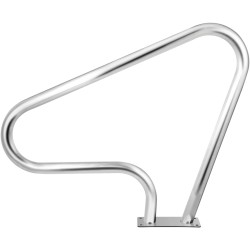 Allaskaide 304 ruostumattomasta teräksestä 98 9 x 81 3 cm 113 kg kantavuus sininen liukuestepehmuste